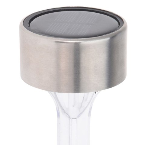 Grupa Orion Sp. z o.o. Lampa Ogrodowa Solarna Wbijana 33 cm ORION ze Stali Nierdzewnej