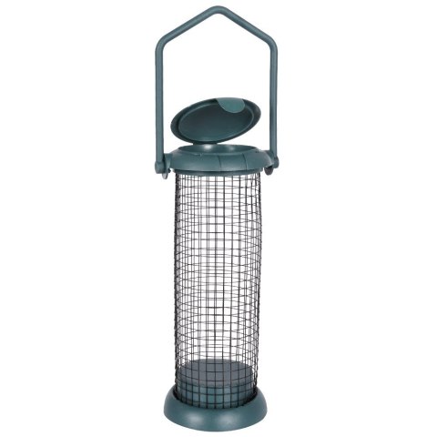 Grupa Orion Sp. z o.o. Metalowy karmnik dla ptaków na kule tłuszczowe ziarno ogród taras 23x8,5 cm