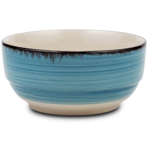 VLACHOS BROS S.A IMPORTS (NAVA),Valantis Vlachos Miska miseczka ceramiczna na płatki sałatki surówki budyń zupę FADED BLUE 14 cm | 600 ml