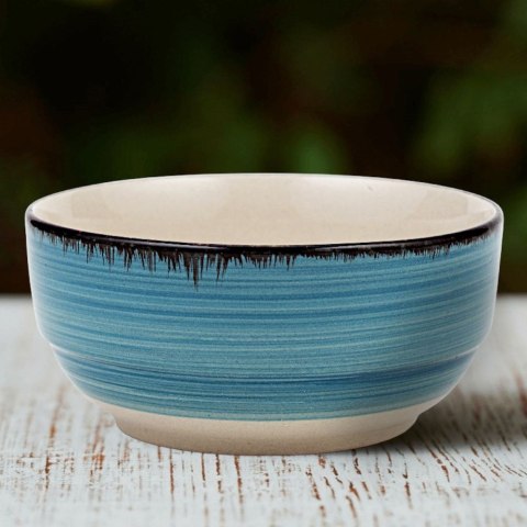 VLACHOS BROS S.A IMPORTS (NAVA),Valantis Vlachos Miska miseczka ceramiczna na płatki sałatki surówki budyń zupę FADED BLUE 14 cm | 600 ml