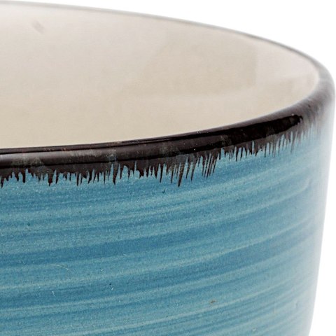 VLACHOS BROS S.A IMPORTS (NAVA),Valantis Vlachos Miska miseczka ceramiczna na płatki sałatki surówki budyń zupę FADED BLUE 14 cm | 600 ml