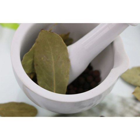 Grupa Orion Sp. z o.o. Moździerz kuchenny do przypraw ceramiczny 14 cm z tłuczkiem