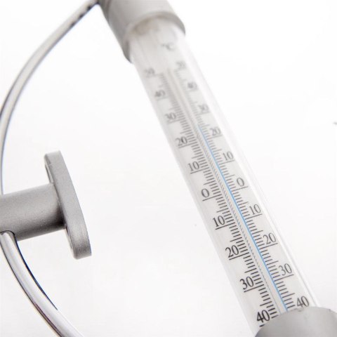 Grupa Orion Sp. z o.o. Termometr Zewnętrzny Srebrny ORION 24 cm Odporny na Warunki Atmosferyczne