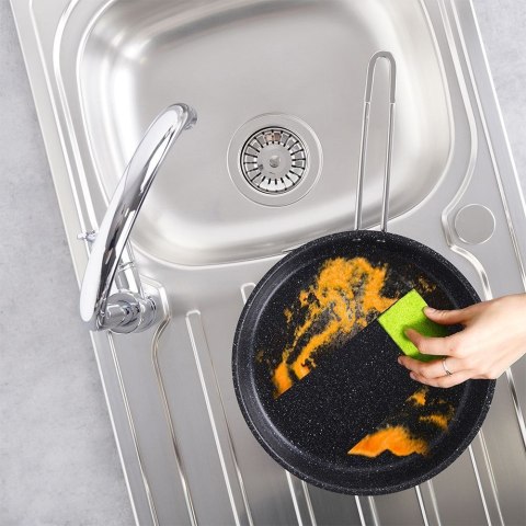 Grupa Orion Sp. z o.o. Patelnia Stalowa do Smażenia Nieprzywierająca Trwała GRANDE 26 cm