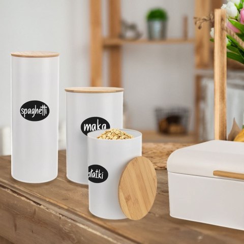 Grupa Orion Sp. z o.o. Pojemnik na Spaghetti 2,65 L ORION Bambusowa Pokrywka 28,5 x 11 cm