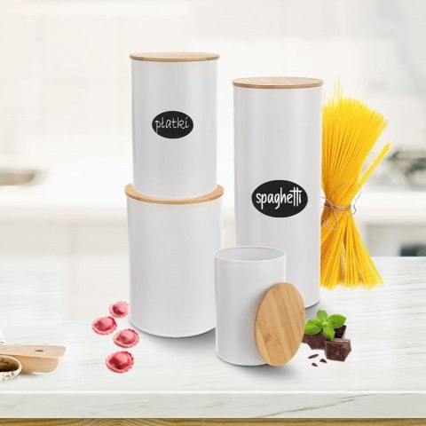 Grupa Orion Sp. z o.o. Pojemnik na Spaghetti 2,65 L ORION Bambusowa Pokrywka 28,5 x 11 cm