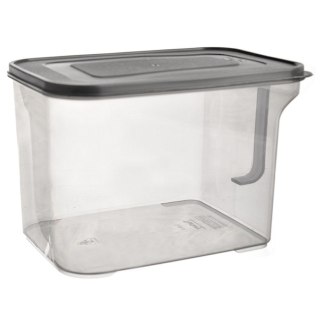 Grupa Orion Sp. z o.o. Pojemnik na Produkty Sypkie GREY 1,7 L ORION Uchwyt 19 x 13,5 x 10 cm