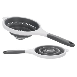 Grupa Orion Sp. z o.o. Cedzak Sitko z Uchwytem Kuchenne Silikonowe Składane Solidne ORION 20 cm
