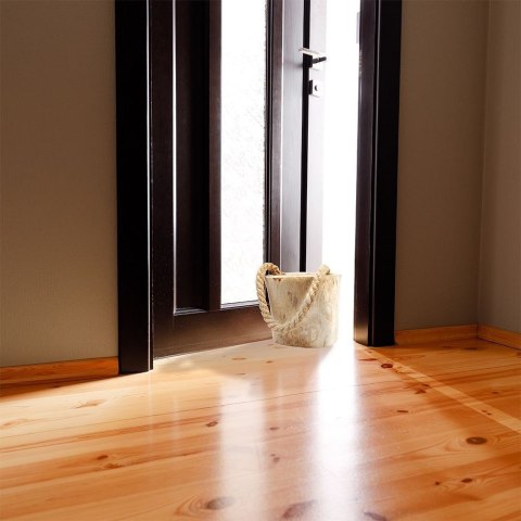 Grupa Orion Sp. z o.o. Stoper odbojnik ogranicznik do drzwi drewniany z liną 15 cm