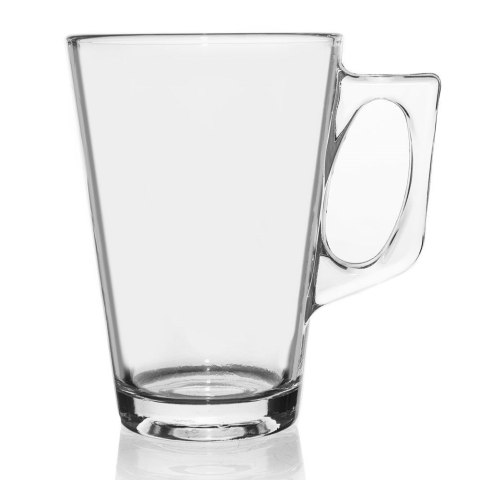 Grupa Orion Sp. z o.o. Szklanki do Kawy Latte Zestaw 3 szt. 240 ml EXCELLENT HOUSEWARE Uchwyt