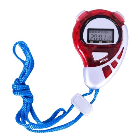 SPARTAN GmbH Stoper Timer Sportowy Treningowy Elektroniczny Cyfrowy ze Sznurkiem SPARTAN