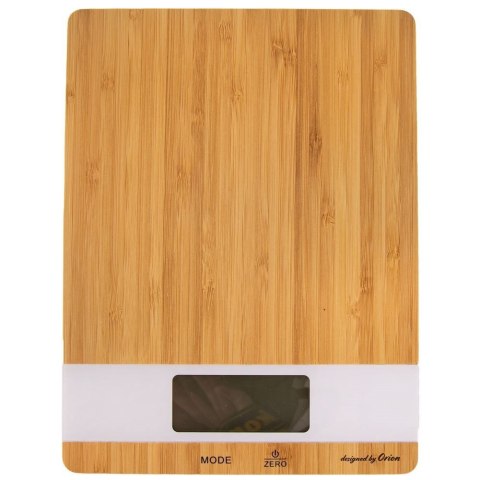 Grupa Orion Sp. z o.o. Waga Kuchenna Bambusowa Cyfrowa 5 kg ORION Funkcja Tary 23 x 17 cm