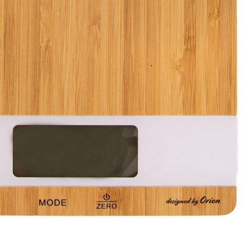 Grupa Orion Sp. z o.o. Waga Kuchenna Bambusowa Cyfrowa 5 kg ORION Funkcja Tary 23 x 17 cm