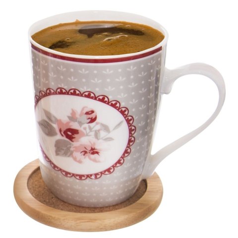 Grupa Orion Sp. z o.o. Podstawki pod Kubek Drewniane z Stojakiem ORION 6 szt.