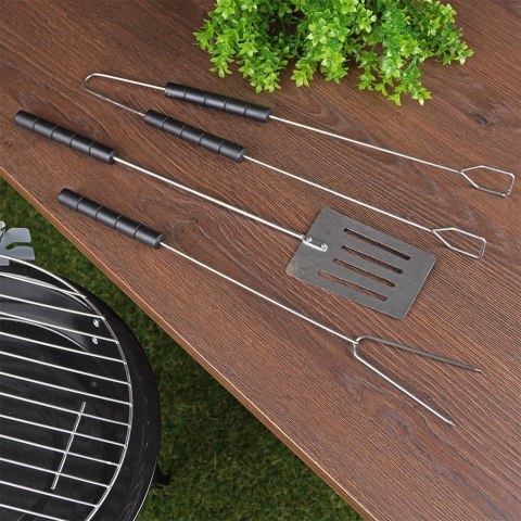 Grupa Orion Sp. z o.o. Zestaw Przyborów do Grilla 3 el. BBQ COLLECTION Łopatka Szczypce Widelec