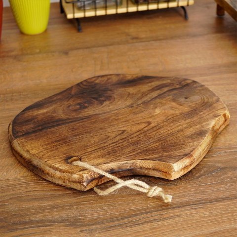 Grupa Orion Sp. z o.o. Deska Mangowiec VILDE 33 x 22 cm do Krojenia i Serwowania z Uchem