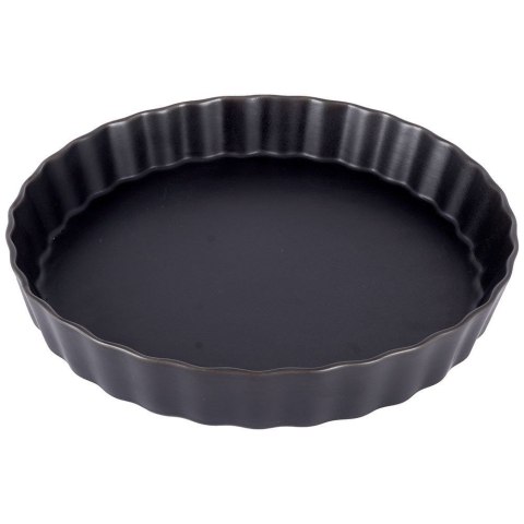 Grupa Orion Sp. z o.o. Forma do tarty okrągła porcelanowa czarna 25 cm