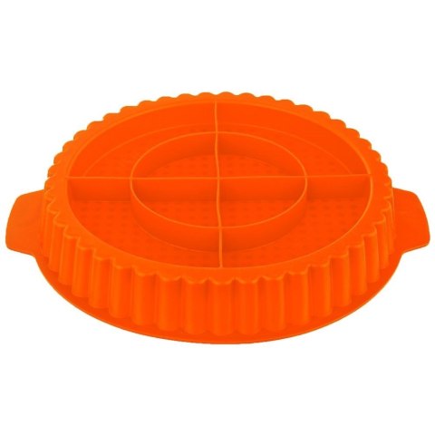 Forma foremka silikonowa do pieczenia tarty ciasta na tartę okrągła do zapiekania 27 cm