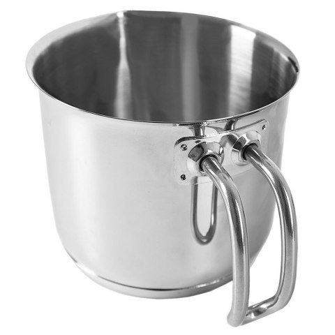 Grupa Orion Sp. z o.o. Garnek do Gotowania Mleka Indukcja z Uchwytem Wylewką Stalowy ORION 1 L