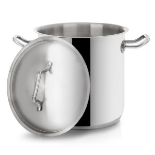 Grupa Orion Sp. z o.o. Garnek Stalowy 11 L ORION PRO Duży 24 cm Indukcja Zmywarka