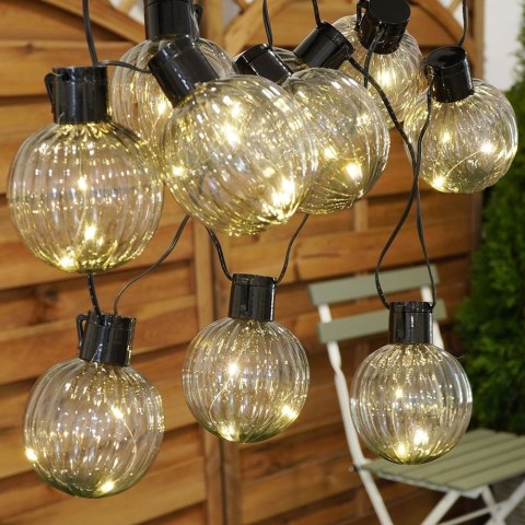 Grupa Orion Sp. z o.o. Girlanda ogrodowa LED 10 szt. 6,8 m