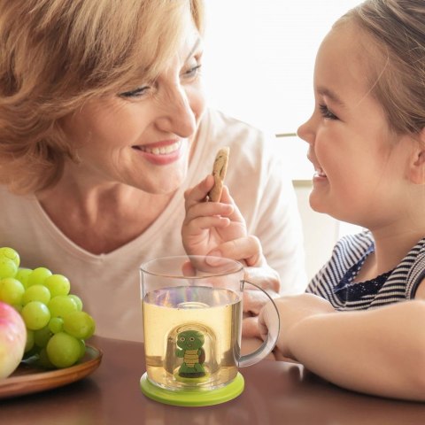 Grupa Orion Sp. z o.o. Kubek z Figurką dla Dziecka Żółw 240 ml ORION Tritan BPA Free do Zmywarki