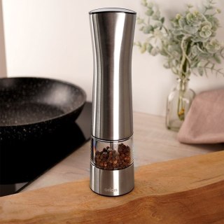 Grupa Orion Sp. z o.o. Młynek do Pieprzu i Soli Elektryczny Stalowy ORION 21,5 cm