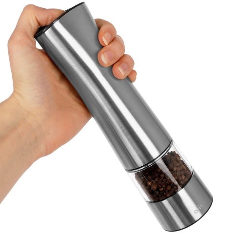 Grupa Orion Sp. z o.o. Młynek do Pieprzu i Soli Elektryczny Stalowy ORION 21,5 cm