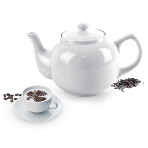 Grupa Orion Sp. z o.o. Dzbanek do Zaparzania Kawy Herbaty Porcelanowy Biały Solidny ORION 1,7 L