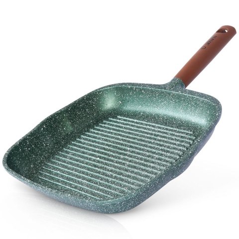 VLACHOS BROS S.A IMPORTS (NAVA),Valantis Vlachos Patelnia grillowa granitowa do grillowania OMEGA 28 cm
