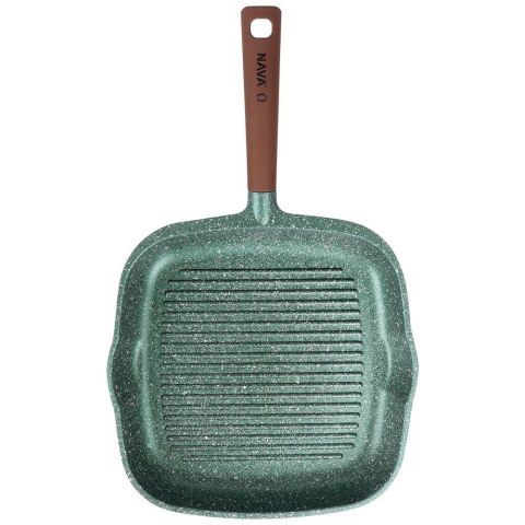 VLACHOS BROS S.A IMPORTS (NAVA),Valantis Vlachos Patelnia grillowa granitowa do grillowania OMEGA 28 cm