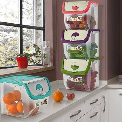 Grupa Orion Sp. z o.o. Skrzynka Box Pudło na Warzywa Owoce Cebulę Ziemniaki ORION 12l do Spiżarni