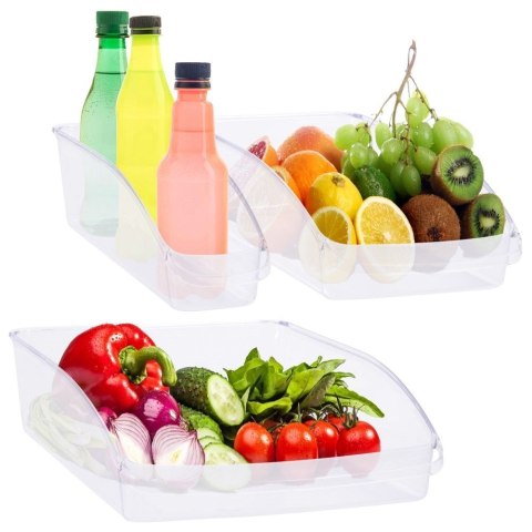 Grupa Orion Sp. z o.o. Organizer na Warzywa Owoce Puszki do Lodówki EXCELLENT HOUSEWARE 3 el.