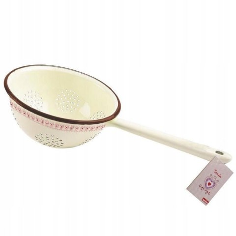 Grupa Orion Sp. z o.o. Cedzak Durszlak do Makaronu Warzyw Owoców Kuchenny Emaliowany ORION 20 cm