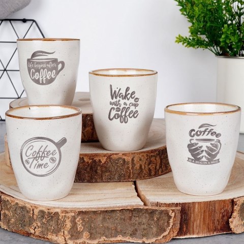 Grupa Orion Sp. z o.o. Kubki ceramiczne 160 ml 4 szt.