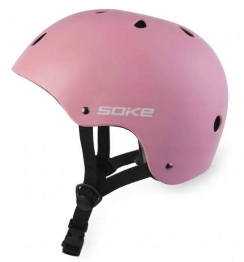 Soke Kask Skateboardowy na Deskorolkę Rower Ochronny Regulowany SOKE M 54-58 cm