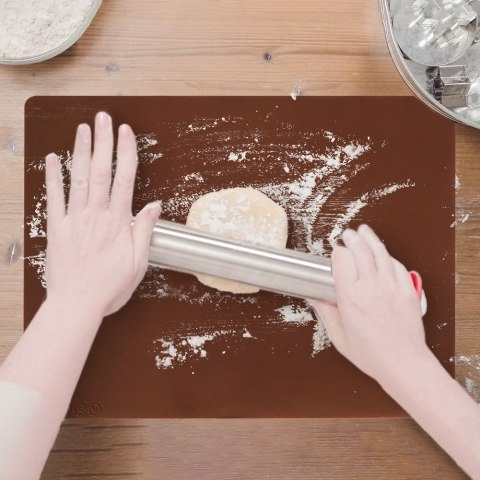 Grupa Orion Sp. z o.o. Stolnica do Ciasta Wyrabiania Wałkowania Silikonowa Solidna ORION 40 x 30cm