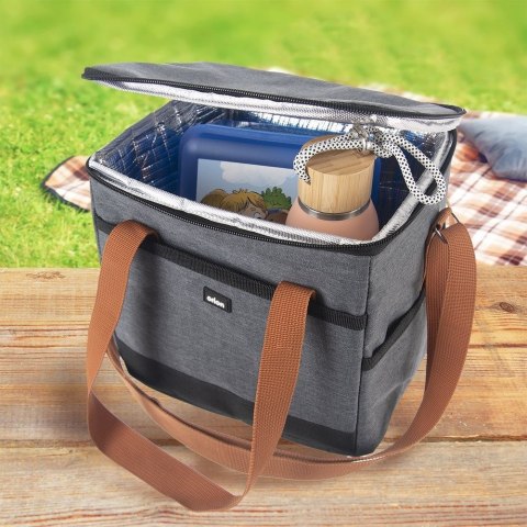 Grupa Orion Sp. z o.o. Torba Termiczna Termoizolacyjna na Jedzenie Turystyczna Szara ORION 8 l