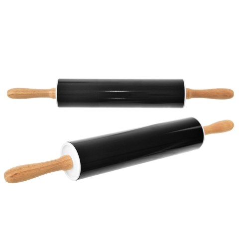 Grupa Orion Sp. z o.o. Wałek do Ciasta Metalowy Obrotowy 46 cm ORION Nieprzywierająca Powłoka