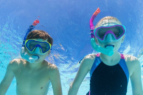 Bestway Maska do Nurkowania Snorkelingu Pływania dla Dzieci z Ustnikiem BESTWAY 7+