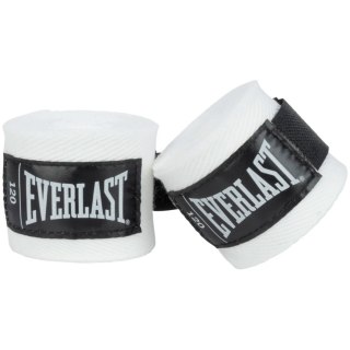 EVERLAST Owijki Taśmy Bandaże Bokserskie Białe Oddychające Solidne EVERLAST 305 cm