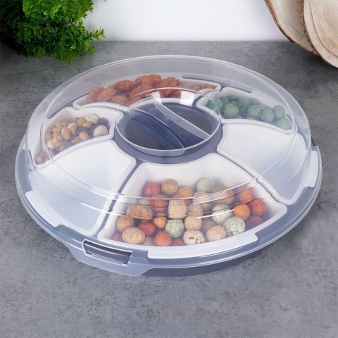 Grupa Orion Sp. z o.o. Pojemnik na Przekąski do Serwowania z Pokrywą EXCELLENT HOUSEWARE 33 cm