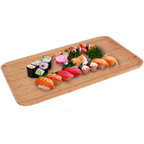 Grupa Orion Sp. z o.o. Taca do Serwowania Bambusowa Prostokątna Talerz Ozdobny ORION 44 x 25 cm