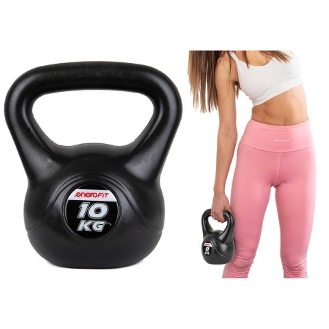 ENERO FIT Hantla Kettlebell Odważnik Crossfit Fitness Kompozytowy Solidny ENERO 10 kg