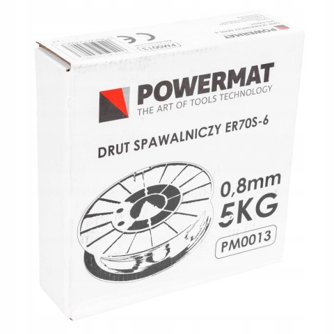 POWERMAT SPAWALNICZY DRUT MIEDZIOWANY Z MANGANEM 5KG 0.8MM