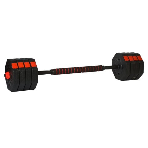 REGULOWANE HANTLE TRENINGOWE 2X15KG Z FUNKCJĄ SZTANGI EB FIT