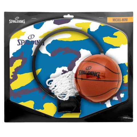 Spalding Tablica Tarcza do Koszykówki Kosza Obręcz SPALDING Camo Mała