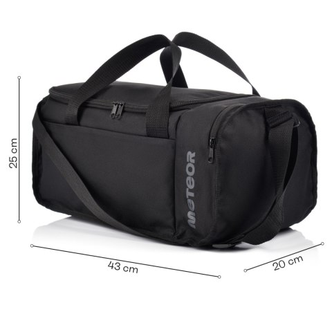 Torba fitness Meteor Nanuq 20 l czarny