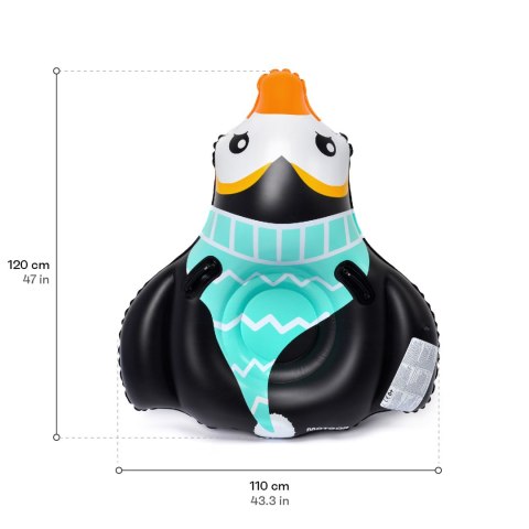Ślizg śnieżny Penguin czarny/miętowy