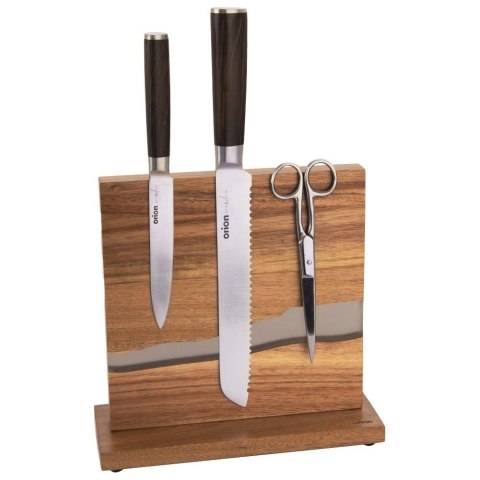 Grupa Orion Sp. z o.o. Stojak na Noże Drewniany Magnetyczny Dwustronny 24 cm River ORION